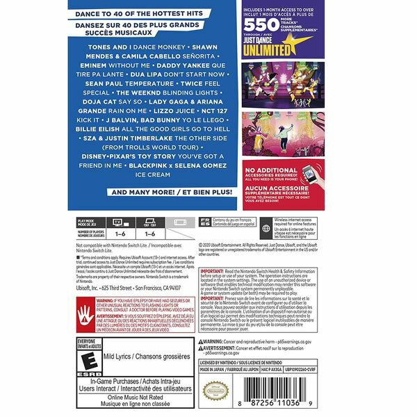 任天堂ns Switch 舞力全開21 Just Dance 21 多國語文含中文歐美日版 玉山最低比價網直營店 樂天市場rakuten