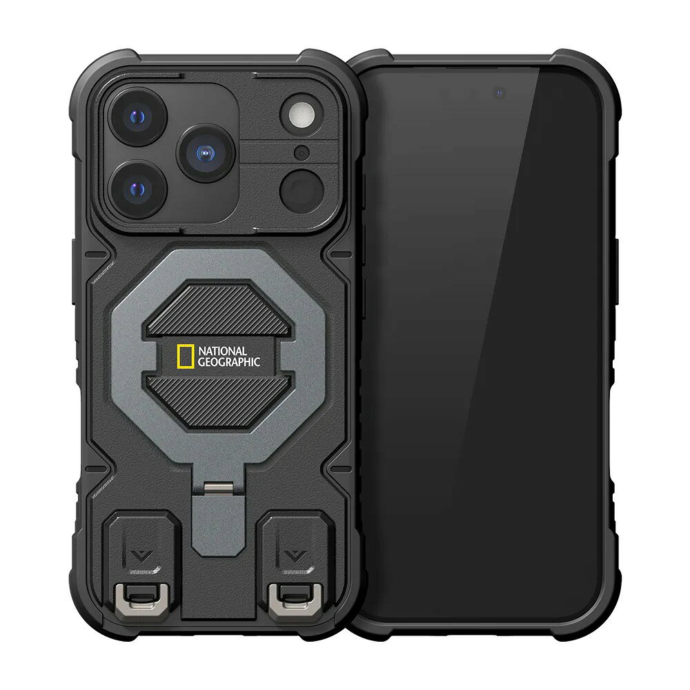 National Geographic 國家地理 磁吸 支架 防摔殼 iPhone 17 18 Air Pro Max｜附掛繩 耐衝擊 保護殼 0