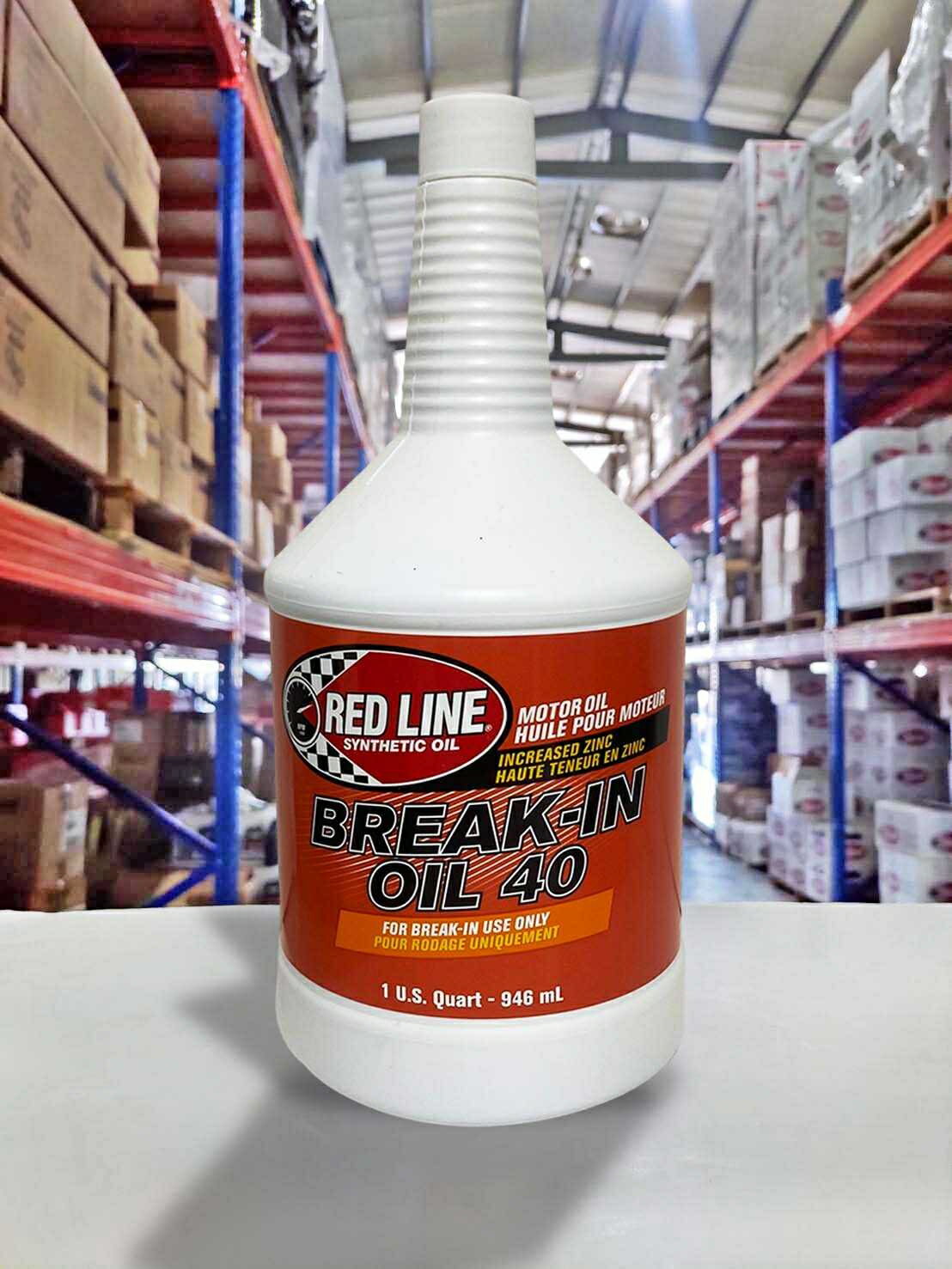 『油工廠』RED LINE Break-In Oil 40 引擎 磨合油 引擎重組油 活塞環密封 946ML 美國
