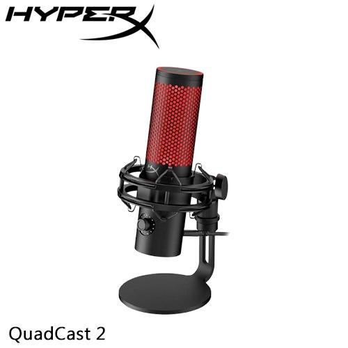 HyperX QuadCast 2 USB 電競麥克風 黑 872V1AA原價4720(省1430)
