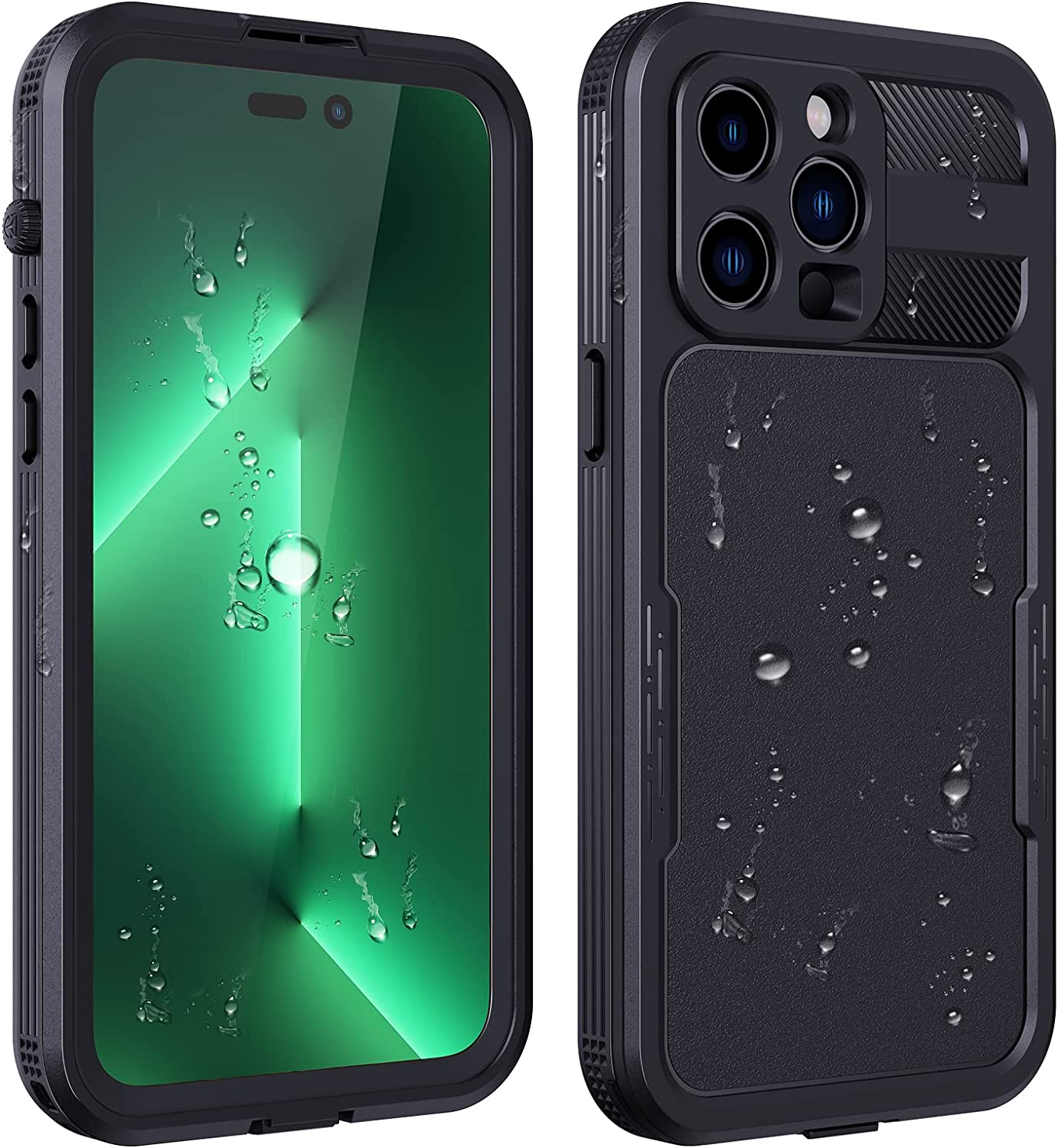 [3美國直購] 手機殼 TIPIWIME iPhone 14 Pro Max Waterproof Case with Built-in Screen Protector, Shockproof Dropproof Full Body