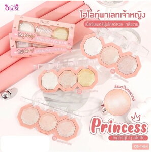泰國原裝進口- Princess hilight palette 打亮-修容盤