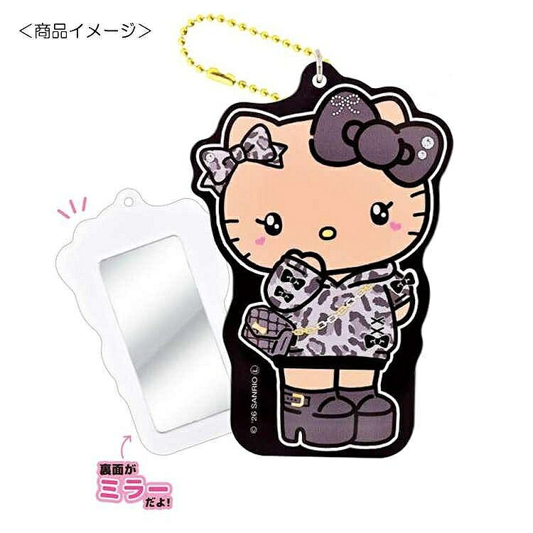 【震撼精品百貨】Hello Kitty 凱蒂貓~日本三麗鷗sanrio KITTY造型吊飾隨身鏡子(隨機出貨)*36957 1