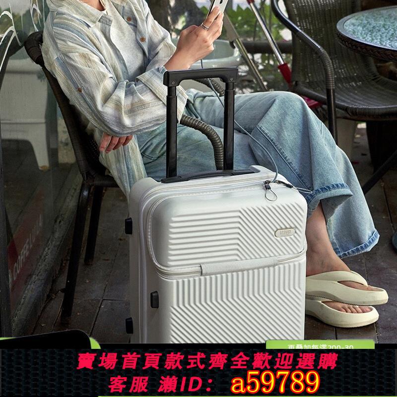 【臺灣公司 可打統編】TOBOOG/途幫多功能前開口行李箱20寸登機旅行箱萬向輪防刮大容積