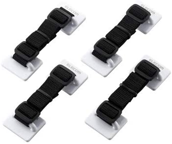 【螺絲型/強力黏著型】 ELECOM 電視安全帶 40吋～75吋 TS-006N 液晶電視 固定帶 安全繩【小福部屋】 9