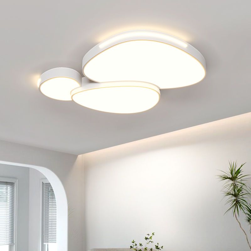 極簡客廳燈簡約現代大氣北歐臥室房間led吸頂燈具大全2022年新款