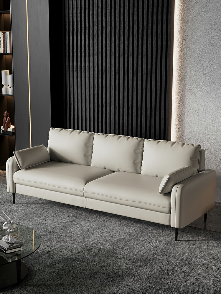 北歐小戶型沙發客廳現代簡約雙人科技布沙發網紅款美容院布藝沙發
