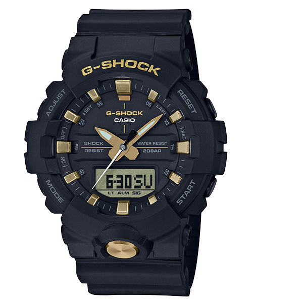 CASIO G-SHOCK GA-810B-1A9 絕對強悍雙顯腕錶/金