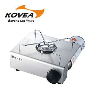 韓國【KOVEA】CUBE 迷你卡式爐KGR-1503(不銹鋼 復古 極簡 迷你 露營瓦斯爐 休閒爐)