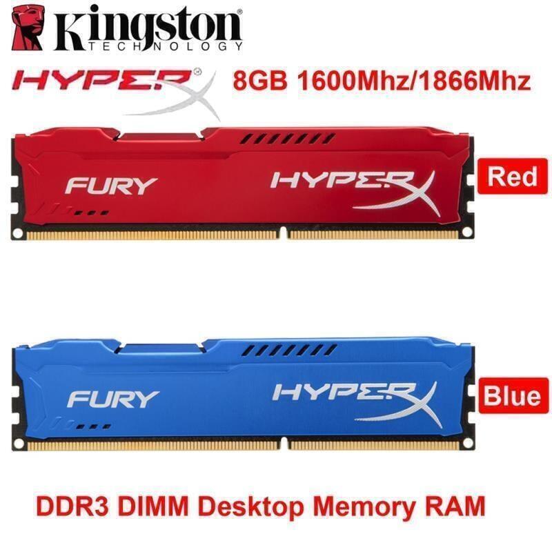 發貨金士頓 HyperX FURY 8GB DDR3 1600Mhz 1866Mhz 240Pin 1.5V DI