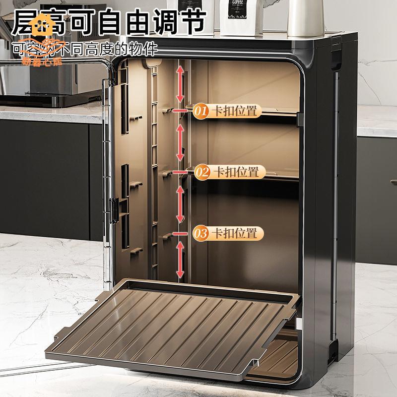 限時減免！收納盒 收納櫃 檔案盒 抽屜盒 水杯架家用大容量透明茶具收納櫃桌面白酒杯收納架防塵香水收納盒 特價出 現貨 開發票【hua3/20】