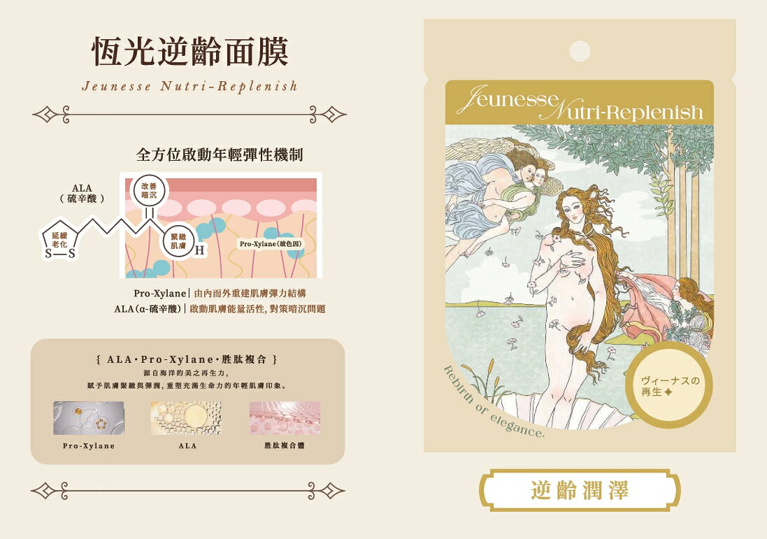 藝遇肌光・恆光逆齡面膜 1