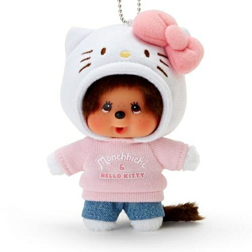 【震撼精品百貨】Hello Kitty 凱蒂貓~日本SANRIO三麗鷗 KITTY絨毛吊飾-夢奇奇*00750