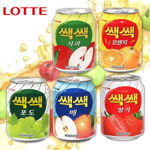 韓國 Lotte 樂天 果汁 葡萄 橘子 草莓 水梨 蘋果 238ml [928福利社] ★7-11超取199免運