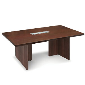 【 IS空間美學】北美胡桃色會議桌(3*6尺)(2023-B-150-1) 辦公桌/會議桌/辦公家具