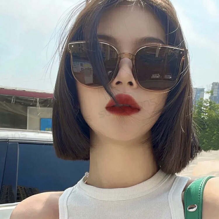 【新品】折疊墨鏡 韓國明星款偏光墨鏡 大框時尚墨鏡 黑灰色 男女適用 偏光摺疊太陽眼鏡 防眩光 抗UV400 8