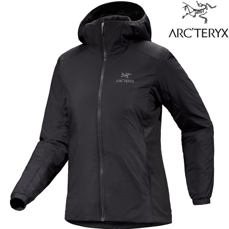 特價優惠 Arcteryx 始祖鳥 Atom Hoody 女款 連帽保暖化纖外套 X000006780 30090 黑 Black