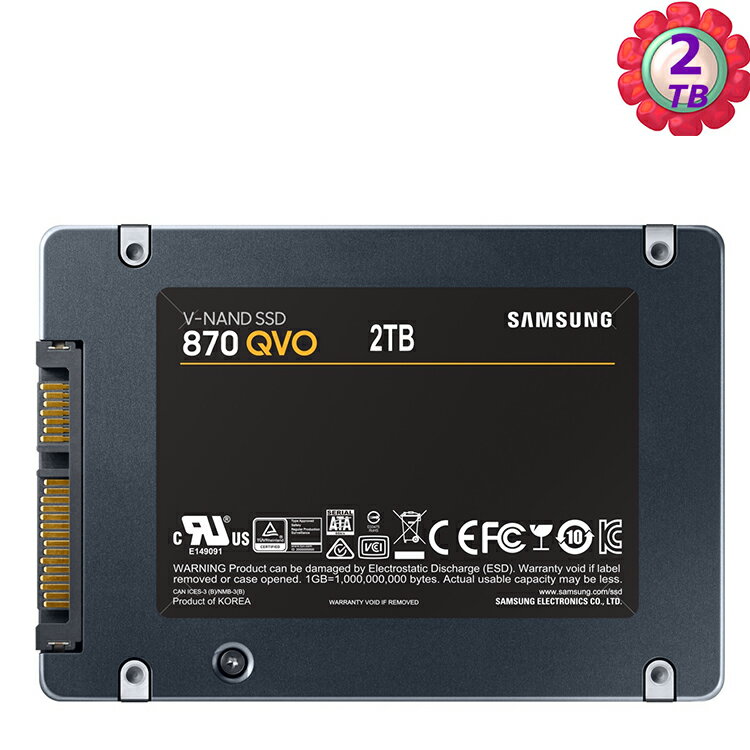 SAMSUNG 2TB 2T【870 QVO】MZ-77Q2T0BW 2.5