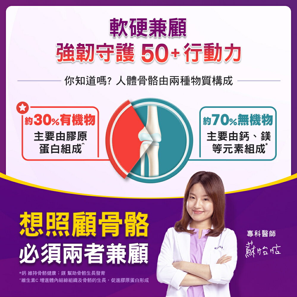 ＵＴＯ｜挺立 樂活50+強力鈣錠 台灣公司貨/開立發票 4