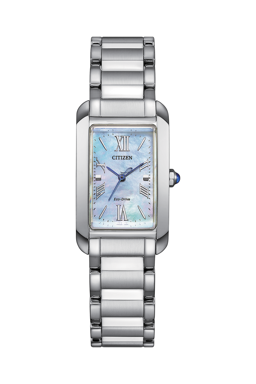 送禮首選★CITIZEN L系列優雅長方形光動能腕錶EW5620-55N  附提袋【全館滿額折價★APP下單點數4倍送】線上購買享_實體門市同步服務