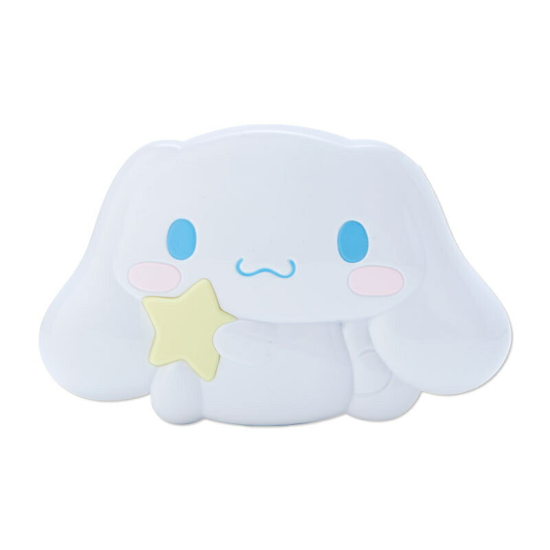 【震撼精品百貨】大耳狗 Cinnamoroll Sanrio 大耳狗喜拿隨身造型鏡梳組-白大頭#67483 震撼日式精品百貨