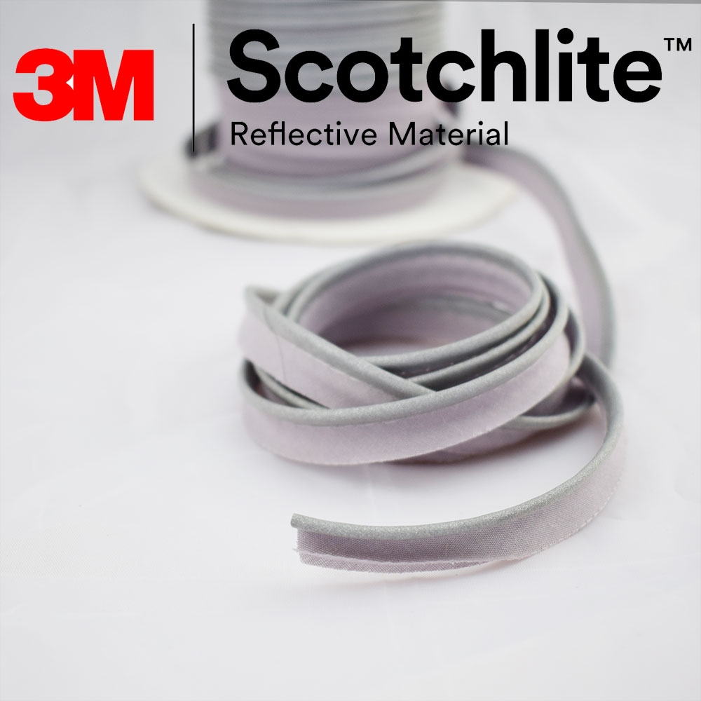 3M Scotchlite C725 AP30085反光布 反光帶 反光條 反光材 1.2CM寬 銀色反光條、可水洗反光條