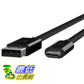 [美國直購] Belkin USB 3.1 A 轉 Type C USB-C 充電線-1M F2CU029bt1M-BLK 10gbps_PP5