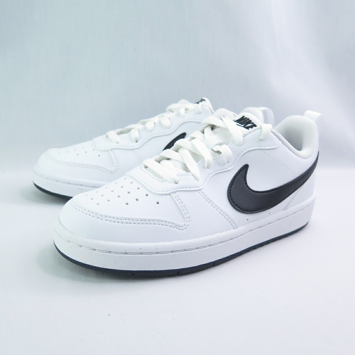 NIKE DV5456104 Court Borough LOW 女鞋 大童休閒鞋 白x黑【iSport愛運動】