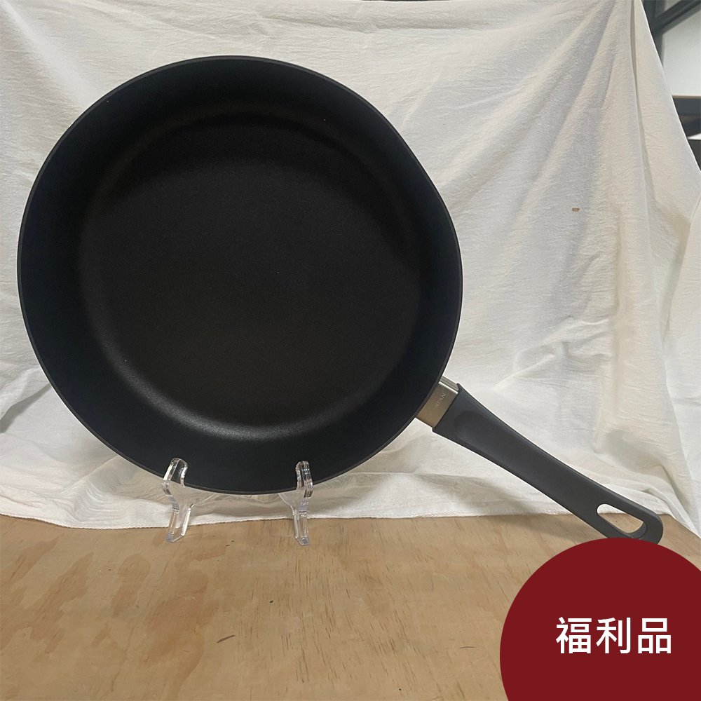【福利品】SCANPAN CLASSIC 不沾平底深鍋 (含蓋) 28cm 電磁爐不可用