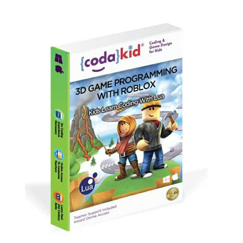 [3美國直購] 美國暢銷軟體 Roblox Coding, Award-Winning, Coding for Kids Learn Computer Programming and Code for Fun Games and Video Game Programming Software (PC & Mac)