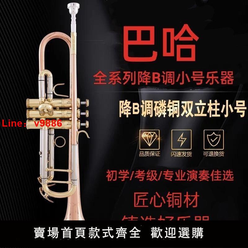 【臺灣公司 超低價】巴哈小號樂器LT180S-37鍍銀降b調小號樂器初學演奏學生考級