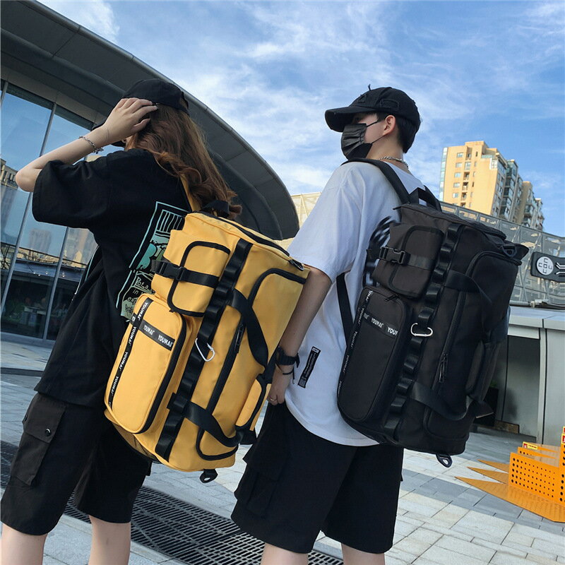 大容量短途男出差旅行包女購物待產雙肩揹包幹濕分離運動健身包袋