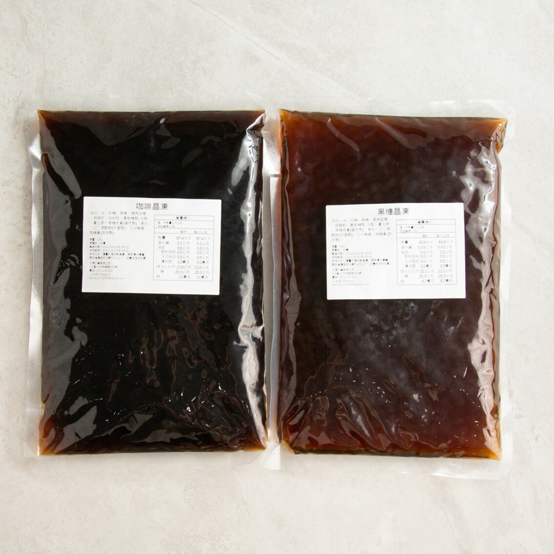 [有發票] 1KG 無防腐劑 椰果 原味粉粿 黑糖粉粿 原味寒天晶球 蒟蒻晶球 開袋即食 健康 1Kg 6
