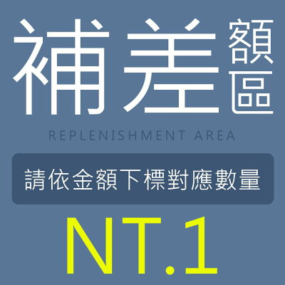 補差額專區 請依金額下標對應數量 dayneeds