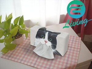 日本 MEIHO 黑貓物語 置放式抽取式面紙盒套 ME-324【最高點數22%點數回饋】