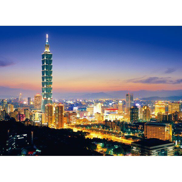 HC-台灣製優質夜光拼圖520片 -繁華的台北都會夜景- 520-001M