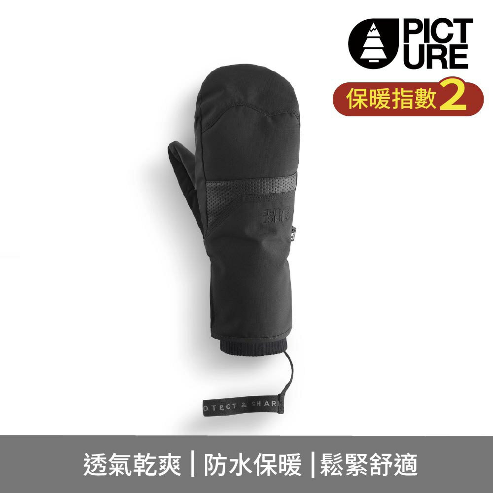 Picture 女防水連指滑雪手套 Kali Mitts/黑/Black/GT0185/M-L