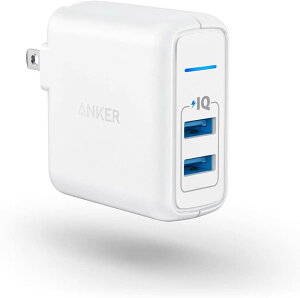 [3美國直購] Anker A2023 24W Elite 充電器 2 USB 2.4A 含 PowerIQ 不支持PD/QC快充