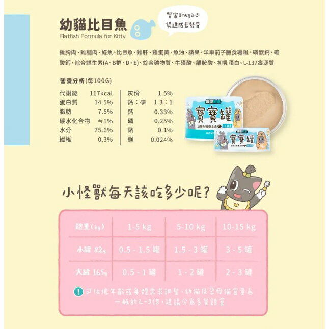 怪獸部落 寶寶無膠主食罐 貓用 幼貓罐 主食罐 寶寶罐 罐頭 7 怪獸部落 寶寶無膠主食罐 貓用 幼貓罐 主食罐 寶寶罐 罐頭 7