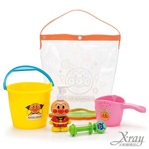 麵包超人洗澡用品玩具5件組，玩偶/紓壓小物，X射線【C310544】