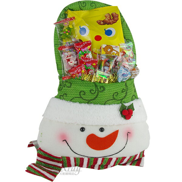 老公雪人糖果袋糖果組(雪人)，聖誕節禮物/禮物袋/聖誕糖果/聖誕大餐，X射線【X2961472】
