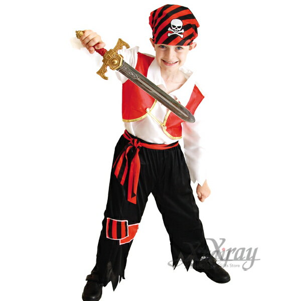 俏皮小海盜 化妝舞會 海賊 萬聖節 聖誕節 航海王 Cosplay 船長 船員 海賊王 X射線 W6452 X射線精緻禮品 Rakuten樂天市場