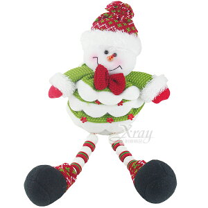 16吋雪之衣坐姿雪人，聖誕節/聖誕禮物/佈置/掛飾/裝飾/吊飾，X射線【X295805】
