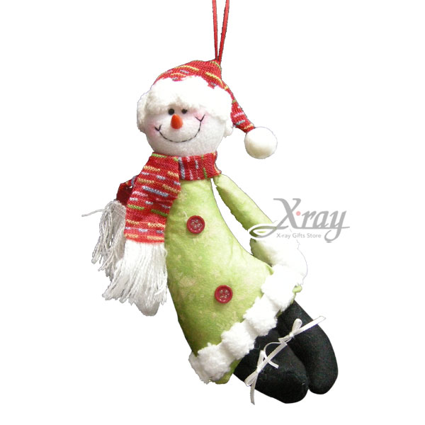 X射線【X429517】飛舞聖誕雪人玩偶(9寸)，聖誕/聖誕佈置/裝飾/吊飾/交換禮物