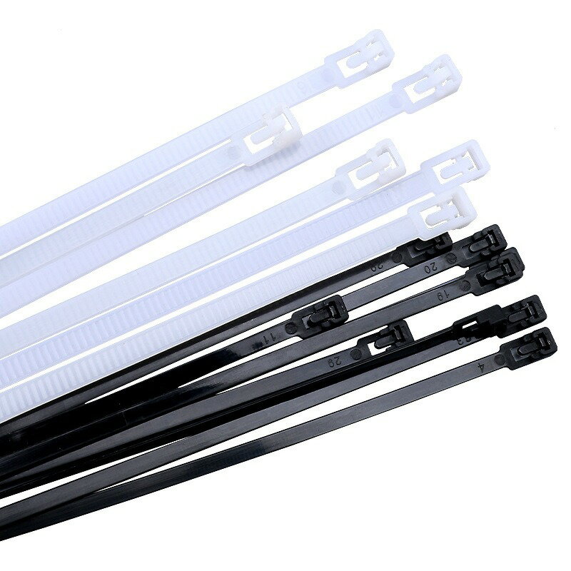 【活扣束帶】可重複使用束帶 活扣扎帶 扎線帶 束帶 活扣尼龍束帶 塑膠束帶 尼龍紮線帶 整線器 電線 5