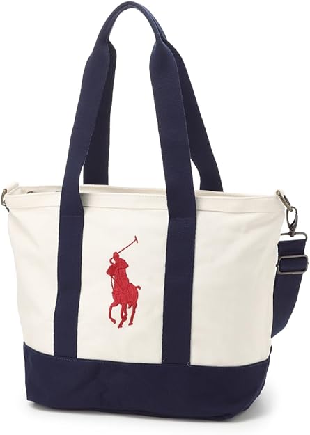 日本正規品 POLO RALPH LAUREN 包包 托特包 帆布包 媽媽包 學院風  肩背 斜背  手提包 大馬  拉鍊 LOGO  禮物 日本代購