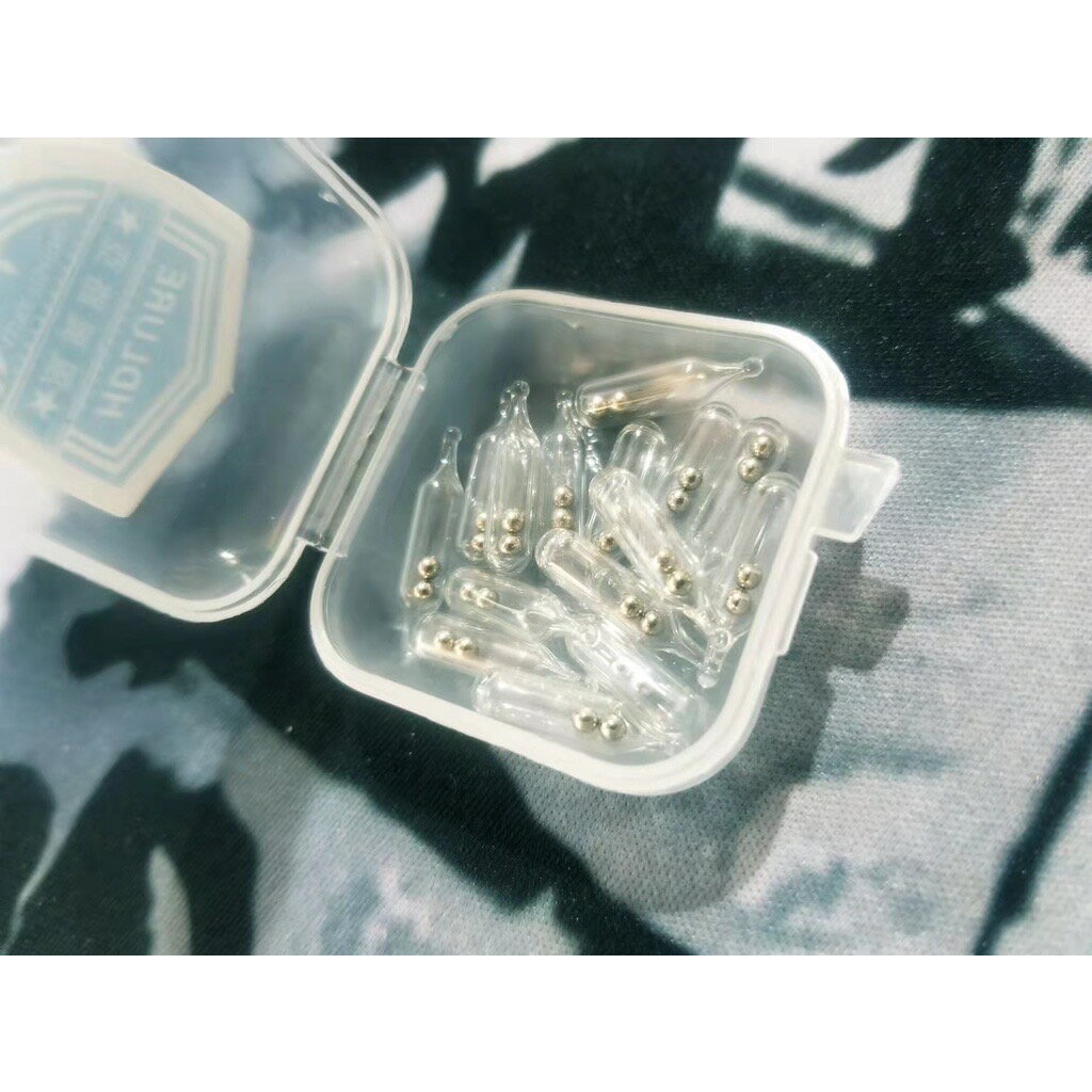 [沐沐屋] 路亞聲誘棒響聲管 玻璃響管魚餌響珠 軟餌發聲器 玻璃響珠鱸魚鱖魚