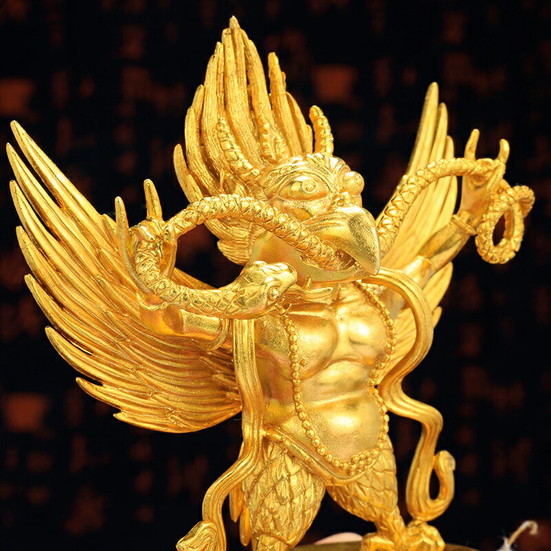 金翅大鵬鳥 雷震子 銅製品 鎮宅辟邪 開運風水 招財 置物 工芸
