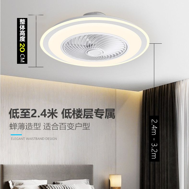 110V出口臺灣吸頂風扇燈智慧手機APP遙控電扇燈臥室簡約吊扇燈-貼心優衣家居