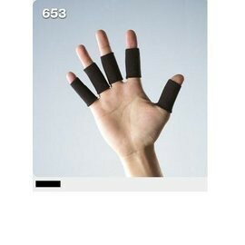 【H.Y SPORT】LP 653 加長型指關節護套(護指套) 黑色 5個/1組 (單一尺寸)